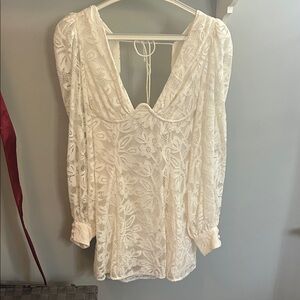 For Love And Lemons White Lace Dress